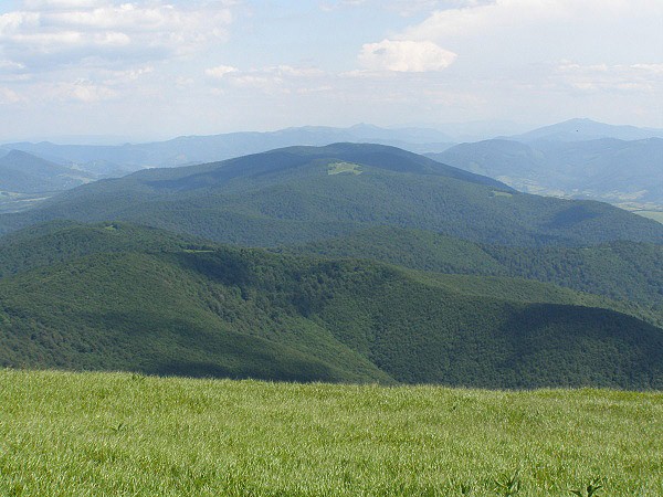 Klikatící se hřeben Bukovských vrchů