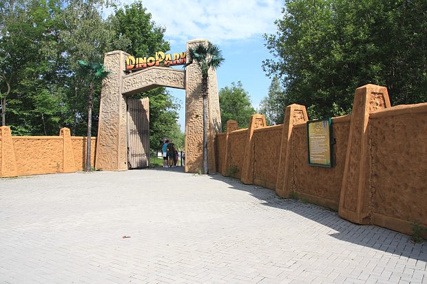 Vstup do Dinoparku Ostrava v Orlové
