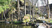 Kamenité koryto řeky Doubrava