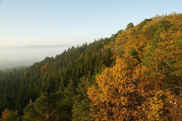 Podzim na Radechovských skalách