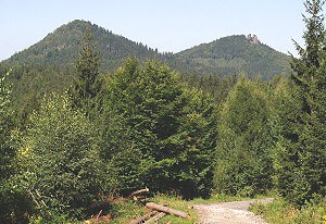 Dvojice Sokolích hor - Křížová hora a Sokolík