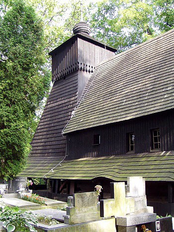 Dřevěný kostel v Gutech