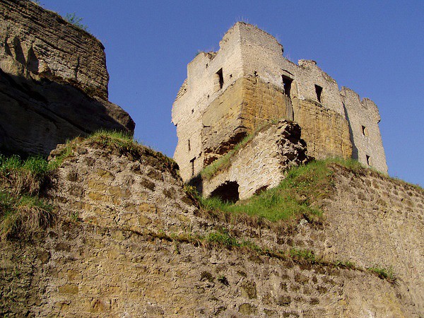 Horní část hradu Helfenburk