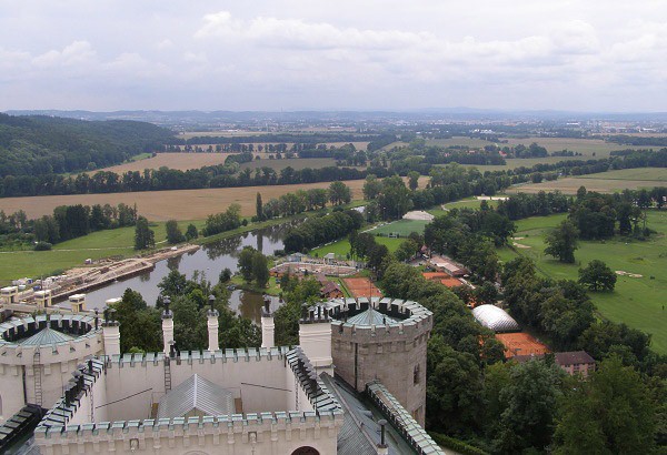 Výhled z věže na České Budějovice