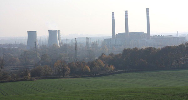 Pohled na Třebovickou elektrárnu