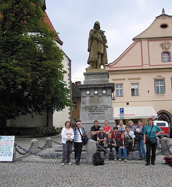 Tábor - socha Jána Žižku z Trocnova