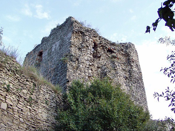 Ruiny paláce Kapušanského hradu