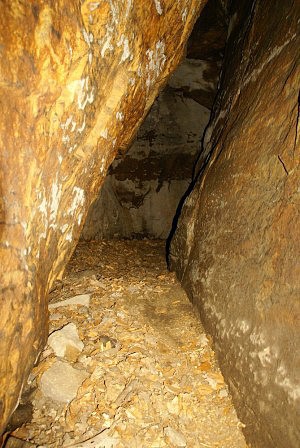 Vnitřek jeskyně Zwergenhöhle (Trpasličí jeskyně)