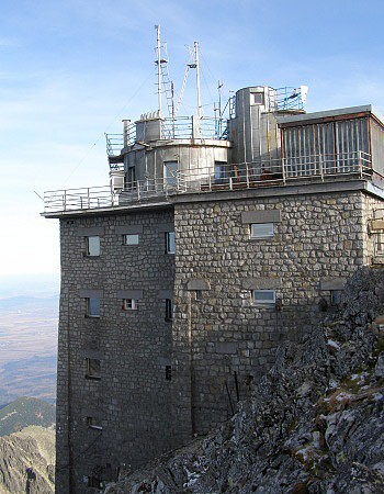 Budova observatoře Lomnický štít