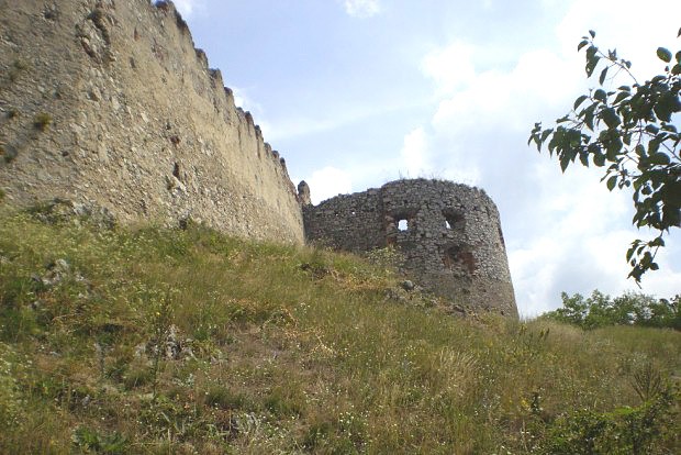 Zcenina Plaveck hrad