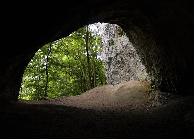 Východ jeskyně Jáchymka