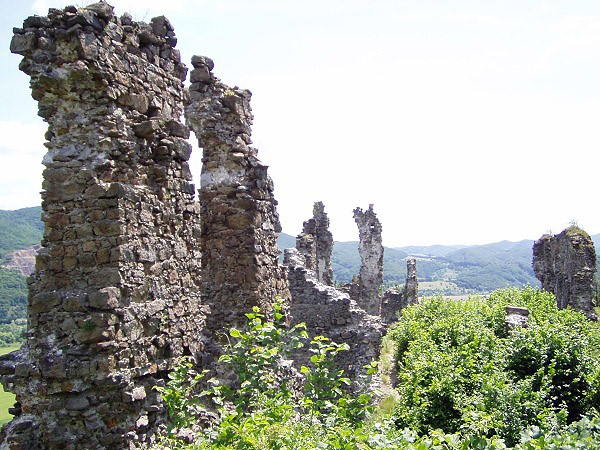 Torzo paláce hradu Revište