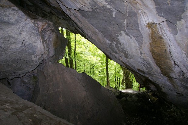 Brlon jeskyn - kousek za vchodem