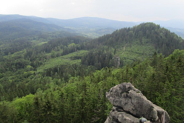 Skalnik a Krzyzna Góra ze Sokoliku