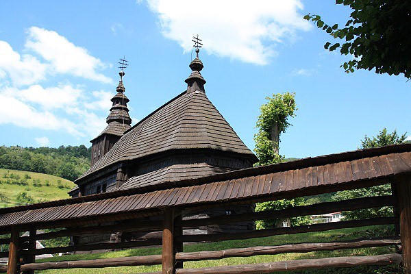 Dřevěný kostelík v Ruském Potoku