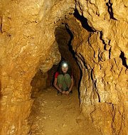 Jazvinská jeskyně - závěr jeskyně