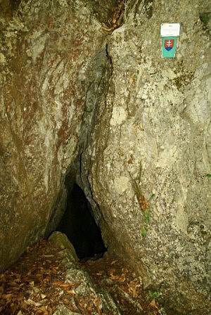 Jeskyně Píla - přírodní vchod do jeskyně