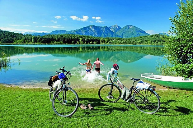 U jezera Turnersee v Korutanech, Daniel Zupanc - Kaernten Werbung