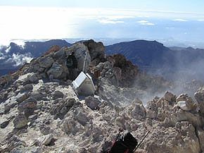 Pico de Teide, vrchol