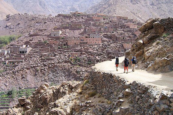 Berberská vesnice Aroumd