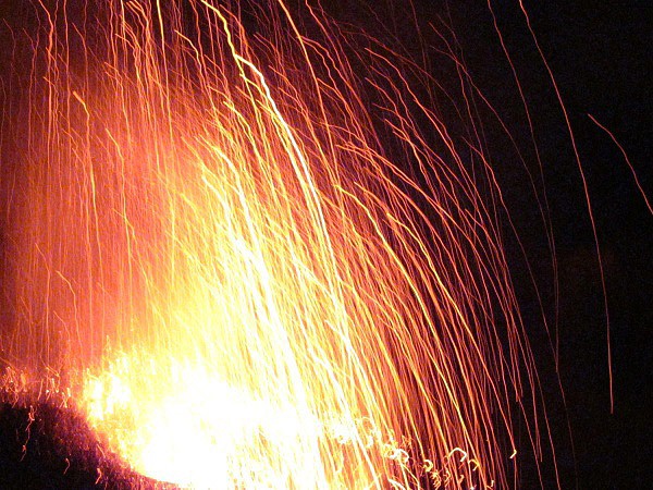 Stromboli, erupce