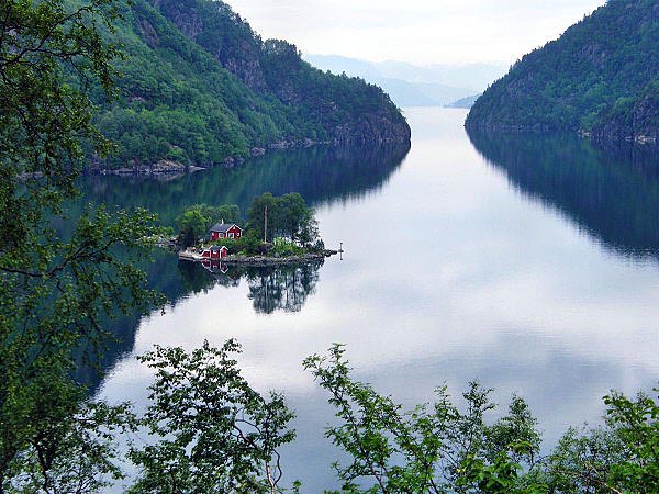 Jeden z norských fjordů