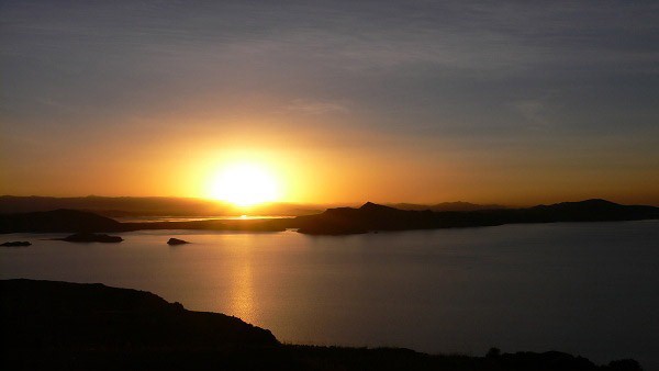 Západ Slunce, Titicaca