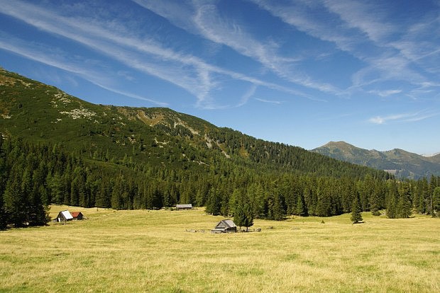 Alpská pastvina Schönebenalm (1650 m)