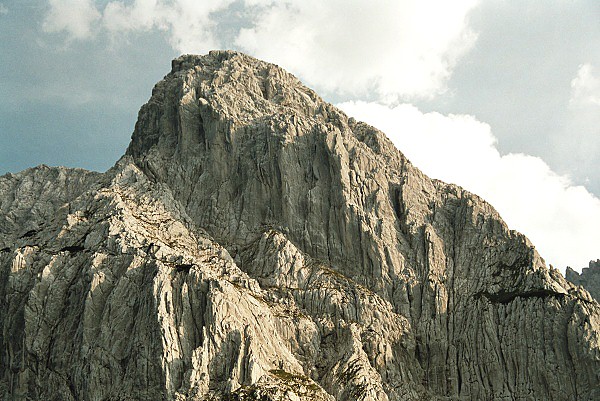 Severní část vrcholu Totenkirch