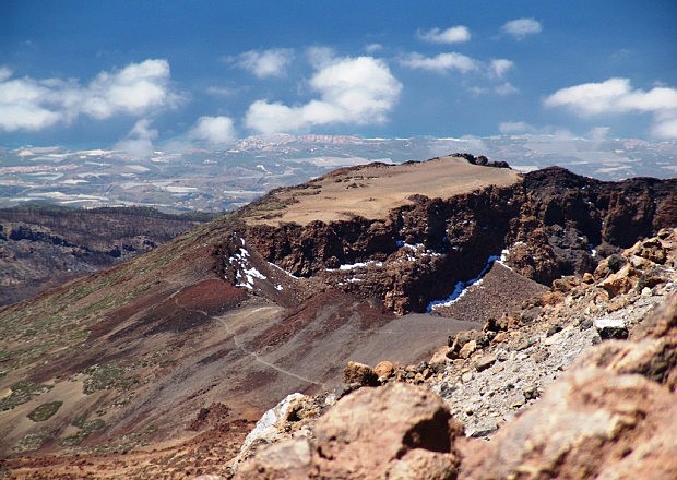 Výhled z vrcholu Pico del Teide