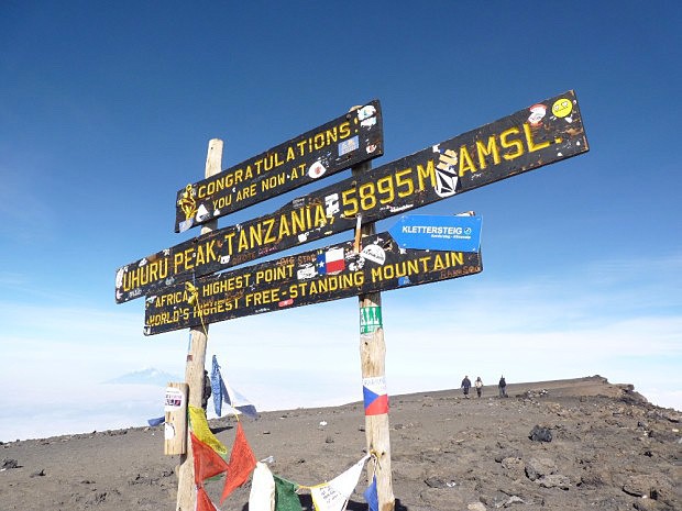 Z výstupu na Kilimandžáro