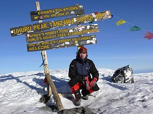 Vrchol Kilimandžára
