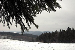 Bílé Karpaty, zimní krajina
