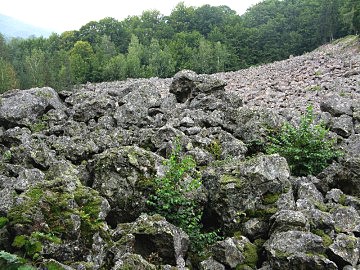 Kamenné more u obce Vyhne