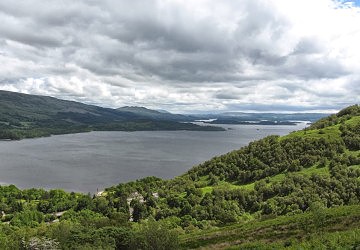 Loch Lomond, skotské hory