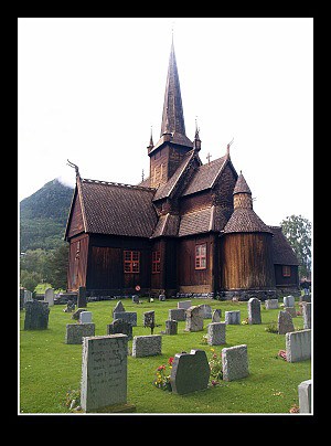 Vikingský kostelík v Lomu