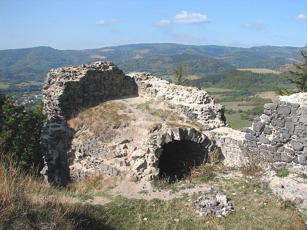 Výhled z hradu Šumburk