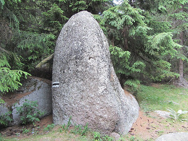 Gluchite kamani - skalní útvar v masivu Černatice