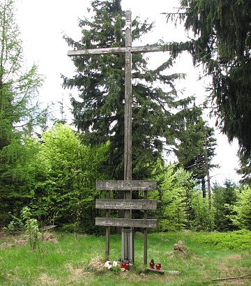 Kříž na vrcholu Wolek