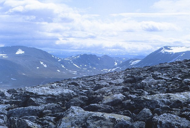 Pohled do doliny Grytdalen