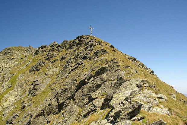 Zvr vstupu na Schoberspitze (2423 m)