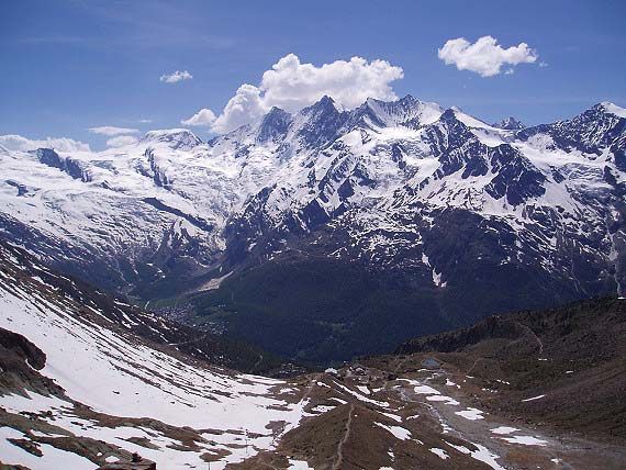 Panorama Walliských Alp