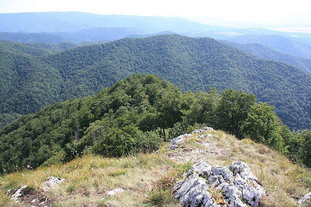 Pohled z Drieňku ke Kremnickým vrchům
