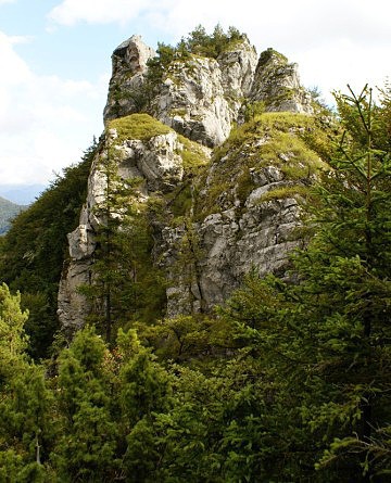 Dutá skala - nejvyšší skalní bradlo
