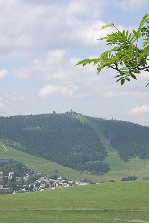 Pohled na Fichtelberg od jihu