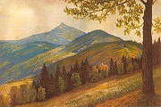 Pohlednice z 30. let 20. století, Ještěd a Malý Ještěd s Bukovinou