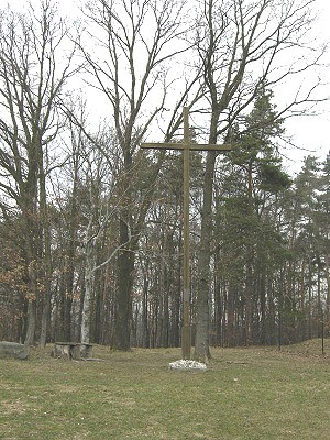 Kříž na Strážnici nad Dolní Lhotou